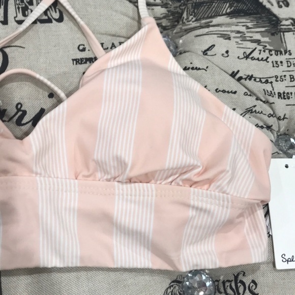 Splendid Long Lines Cropped Bikini Top - Picture 4 of 10